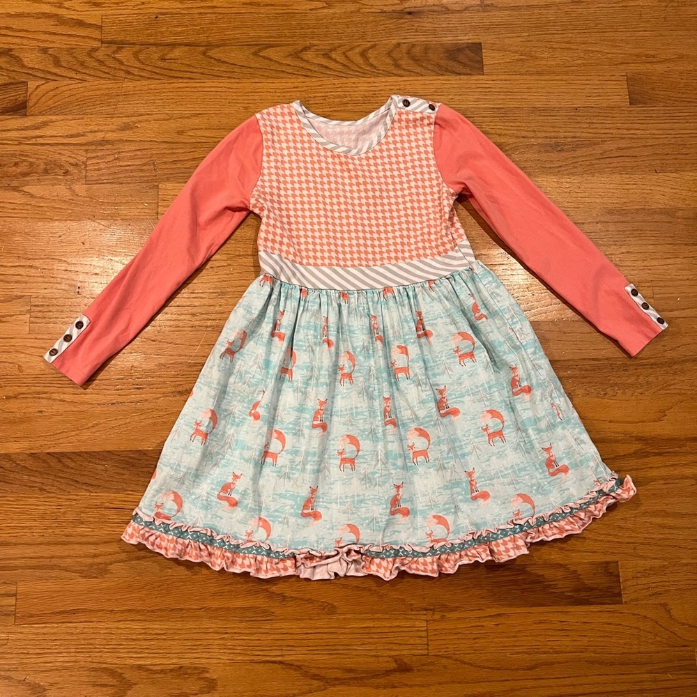 Shrimp and grits knit dress 9-10(xl)